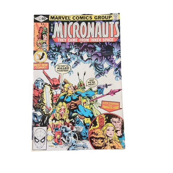 Marvel Micronauts #15 1980 Comic Book Collector Bagged Boarded - Picture 1 of 2